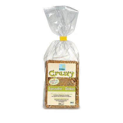 CRACKERS CRUSTY EPEAUTRE BIO 200G PURAL